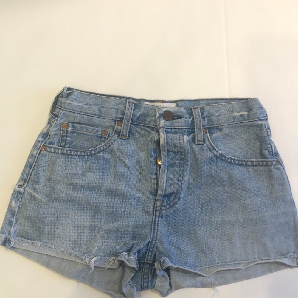The Castings high rise Borden denim jean short  24 waist